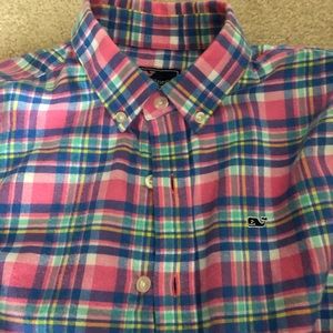 Vineyard Vines Girls Flannel Shirt!